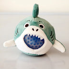 Wholesale Stress Reliever Plush Toy With Squeezy Crystal Ball,2.7", Marine Animal Series