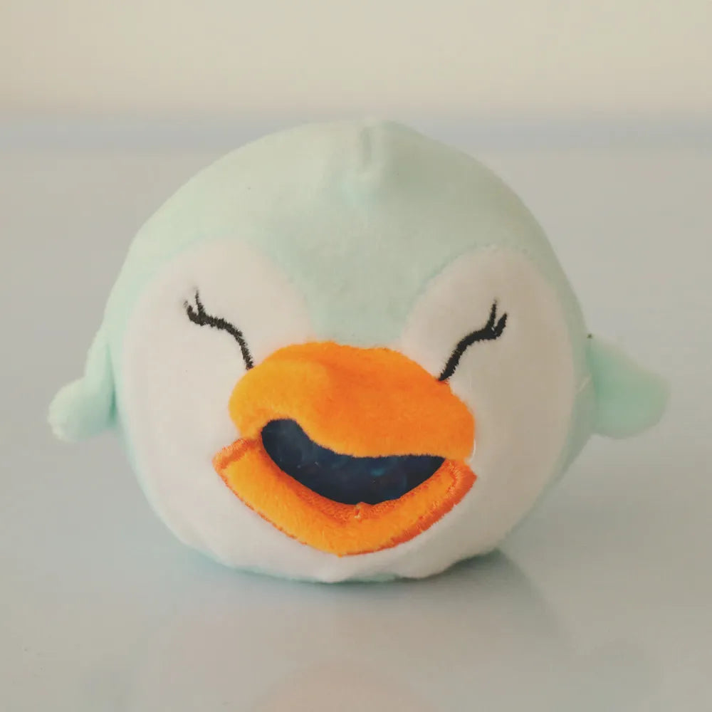Wholesale Stress Reliever Plush Toy With Squeezy Crystal Ball,2.7", Marine Animal Series